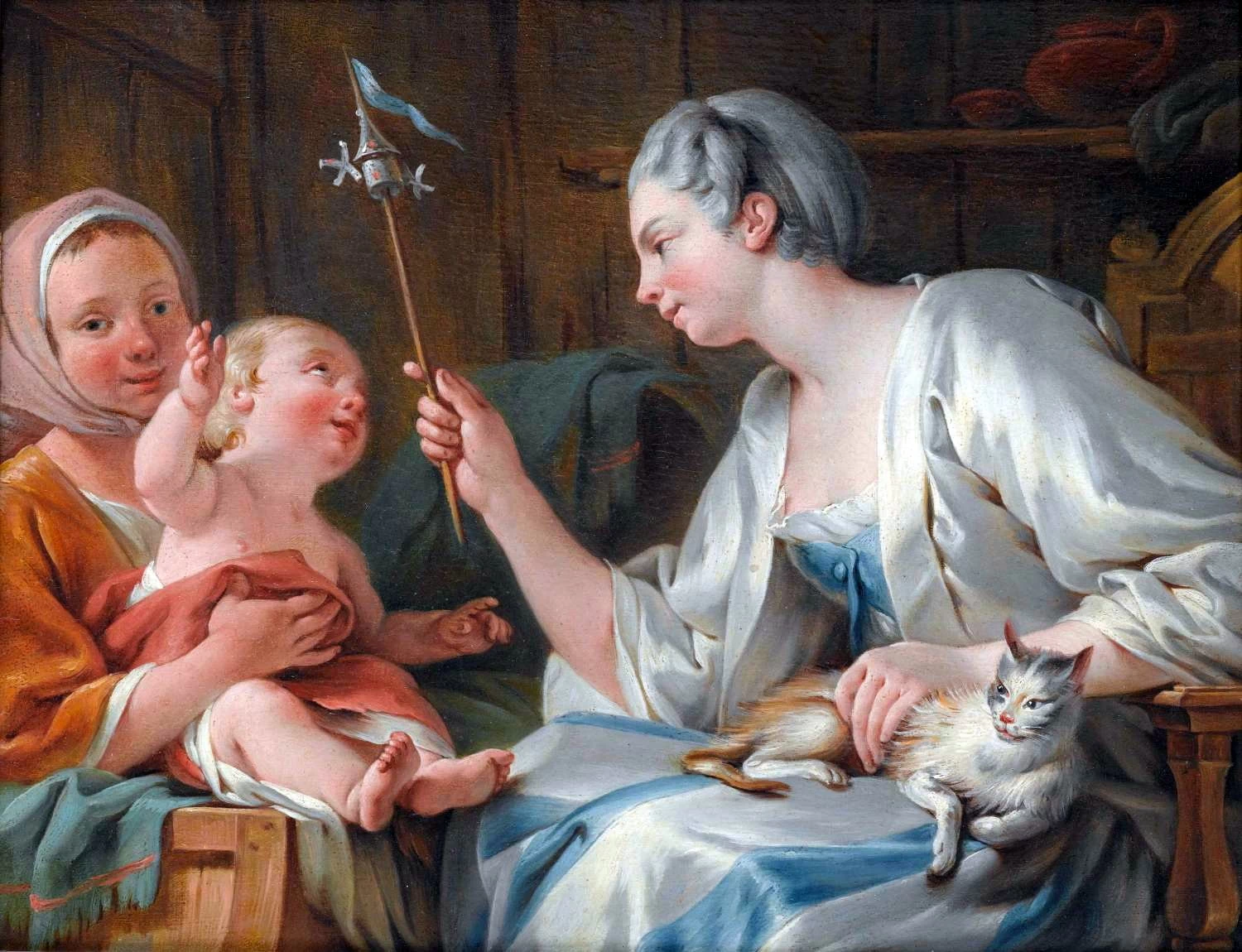 Hallè Noël - Il figlio di un Savoiardo che viene intrattenuto da una girandola